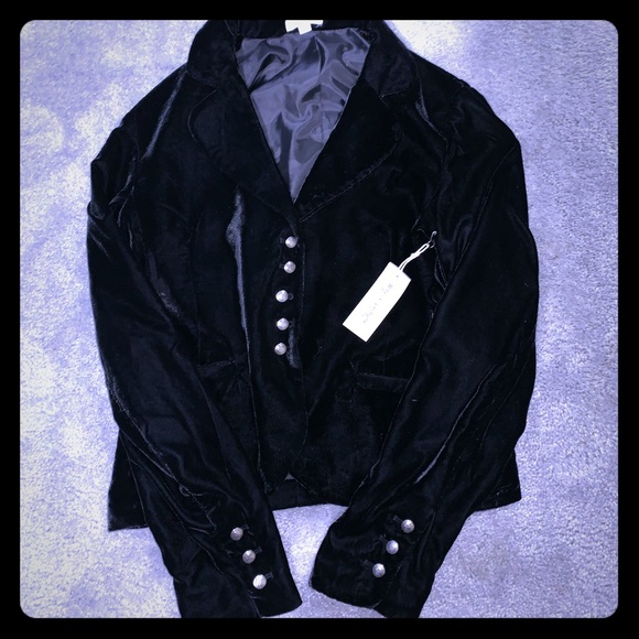 Black Velvet Blazer - Picture 1 of 1